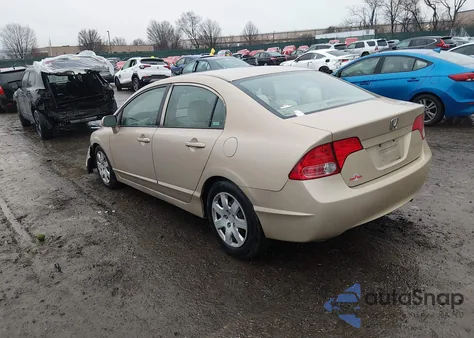 2007 Honda Civic Lx z USA, uszkodzony, nr VIN 1HGFA16527L025508